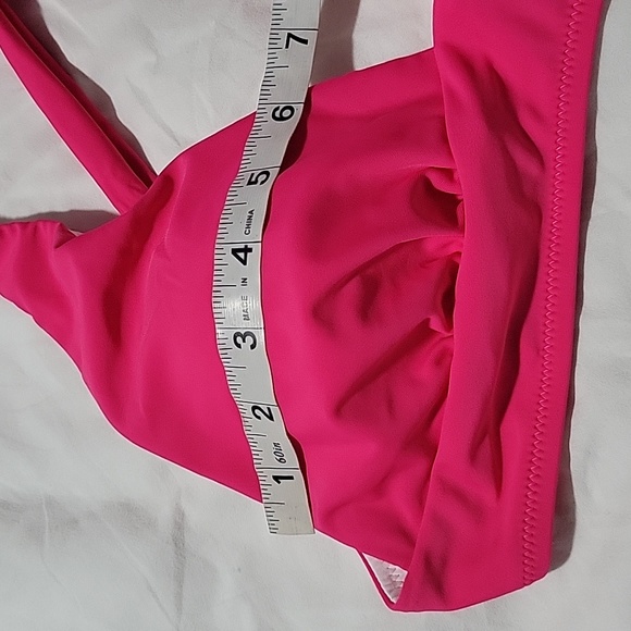 Women's Sexy V Neck Cross Back Triangle Bikini Set Size L - Picture 6 of 9